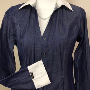 Express the Essentials button down shirt